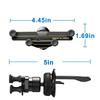 Eary Phone Holders for Your Car With Metal Hook Clip Air Vent Phone Stand Car Mount With 360°Rotating Fits for iPhone Samsung
