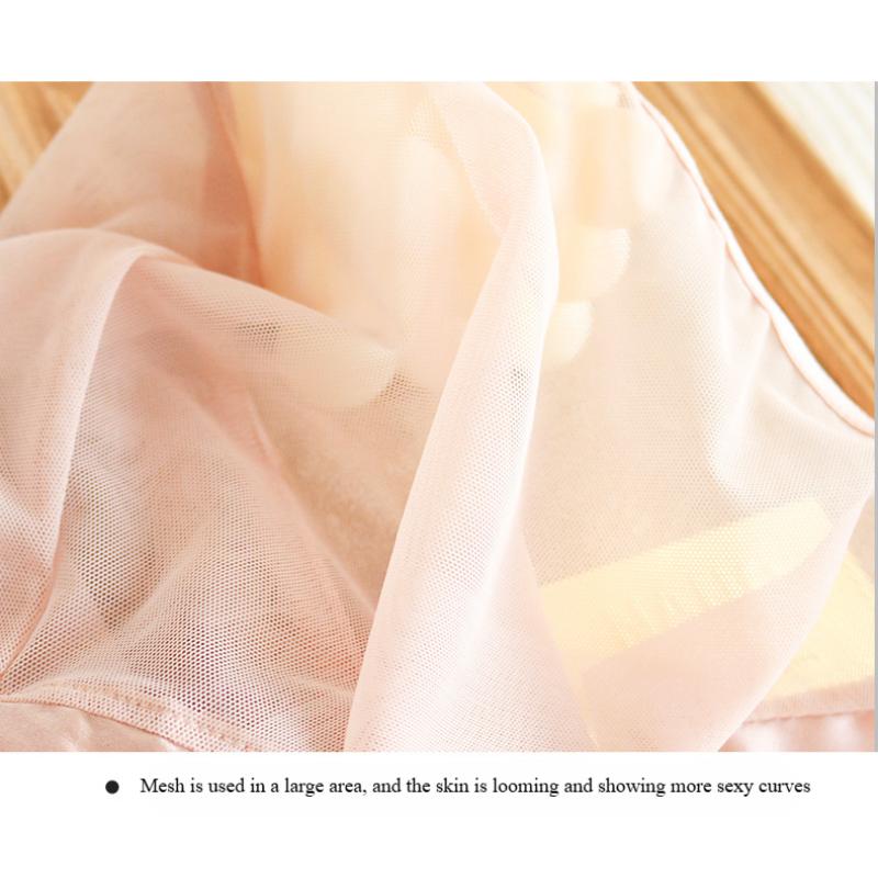 1 Pc Low Waist Sexy Lace Triangle Briefs Silky Smooth and High Elasticity Silk Home Underwear Briefs