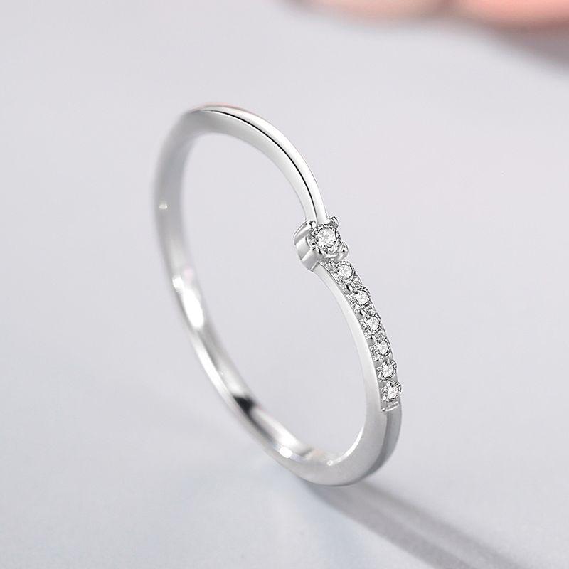 Tancise Classic стерлингового серебра 925 пробы кольцо с цирконом женские ювелирные изделия свадебное обещание вечерние подарок