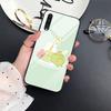 Cartoon Cute Milk Tea Case For Samsung Galaxy A52 A70 A71 A73 A53 A13 5g A03 A72 A22 A21s A03 Core A42 Tempered Glass Cover