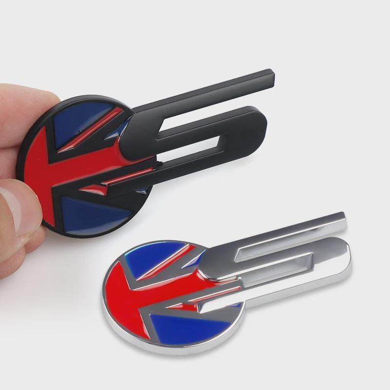 Эмблема на задний багажник автомобиля S Логотип Наклейка Украшения Наклейки Стильные аксессуары