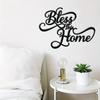 One Piece Home Wall Decor Black Metal Art Home Metal Wall Template Decoration Входная гостиная Украшение Знак