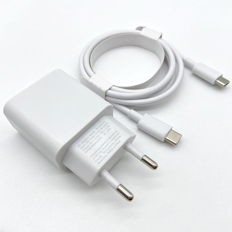 Для Google Pixel 9 8 7 6 5 Pro быстрое зарядное устройство PD 20 Вт быстрая зарядка ЕС адаптер питания для Pixel 8A 7A 6A 5A 6XL USB C к Type C кабель