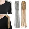 Long Chain Tassel Epaulette Classical Clothing Accessories Delicate Shoulder Brooch  Men Women