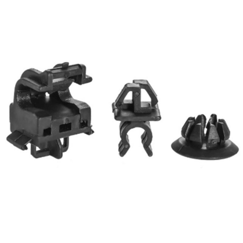 3PCS/set Car Hood Rod Holder Car Clips Opener Stay Grommet Clips Plastics 90601-S84-A01 For Honda For Accord None Brand New