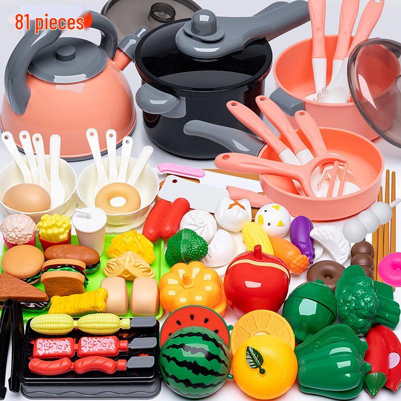 Детский игровой кухонный набор: Индукционная плита и посуда для мальчиков и девочек 2-3 лет - Игрушки для ролевой игры в готовку и жарку