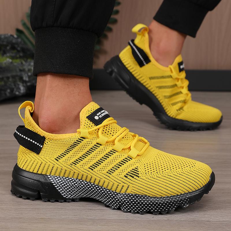 New Mesh Men'S Running Shoes Outdoor Casual Walking Fashion Sports Shoes Breathable Comfortable Training Tennis Shoes For Men