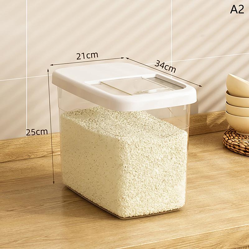 Креативное ведро для риса, резервуар, влагонепроницаемый, защищенный от насекомых, герметичный контейнер для хранения риса, контейнер для пищевых продуктов из зерновых, кухонные аксессуары