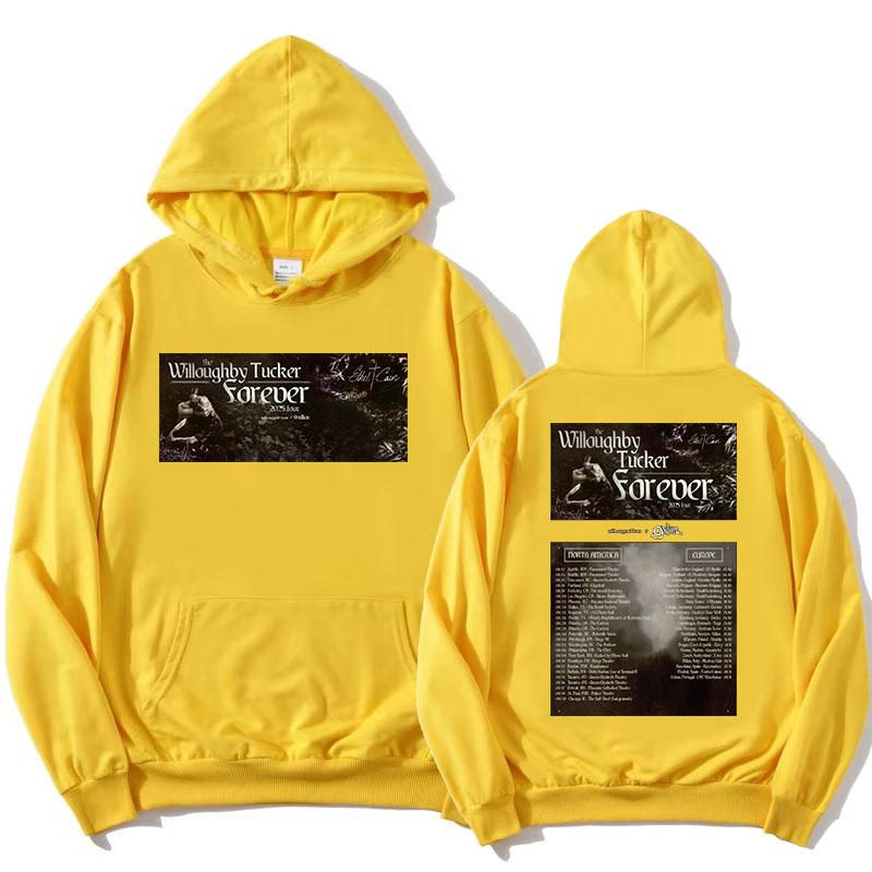ETHEL CAIN Willoughby Tucker Forever Tour Толстовки Повседневный флис Осенние Теплые Толстовки Длинный Рукав Женские с Капюшоном
