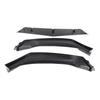 3pcs Carbon Fiber Style Front Bumper Lip Spoiler Fit for Mazda 3 Axela 2014‑2019