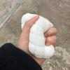 Белая молочная сетчатая подушка-сквиши, мягкая игрушка-сквиш в форме мыла для снятия стресса