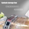 Transparent Eyelash Storage Box Makeup Organizer False Eyelashes Glue Pallet Holders Grafting Eyelashes Extension
