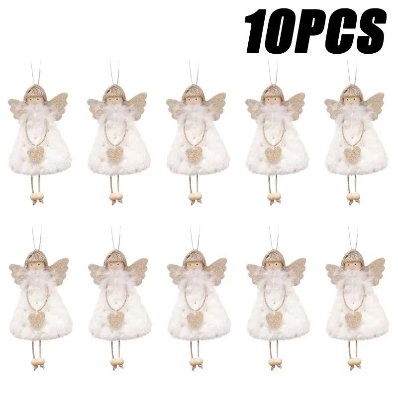 Рождественское украшение кулон в виде куклы-ангела плюшевый кулон-ангел для рождественской вечеринки, новогодней вечеринки, вечеринки по случаю дня рождения, свадебного украшения