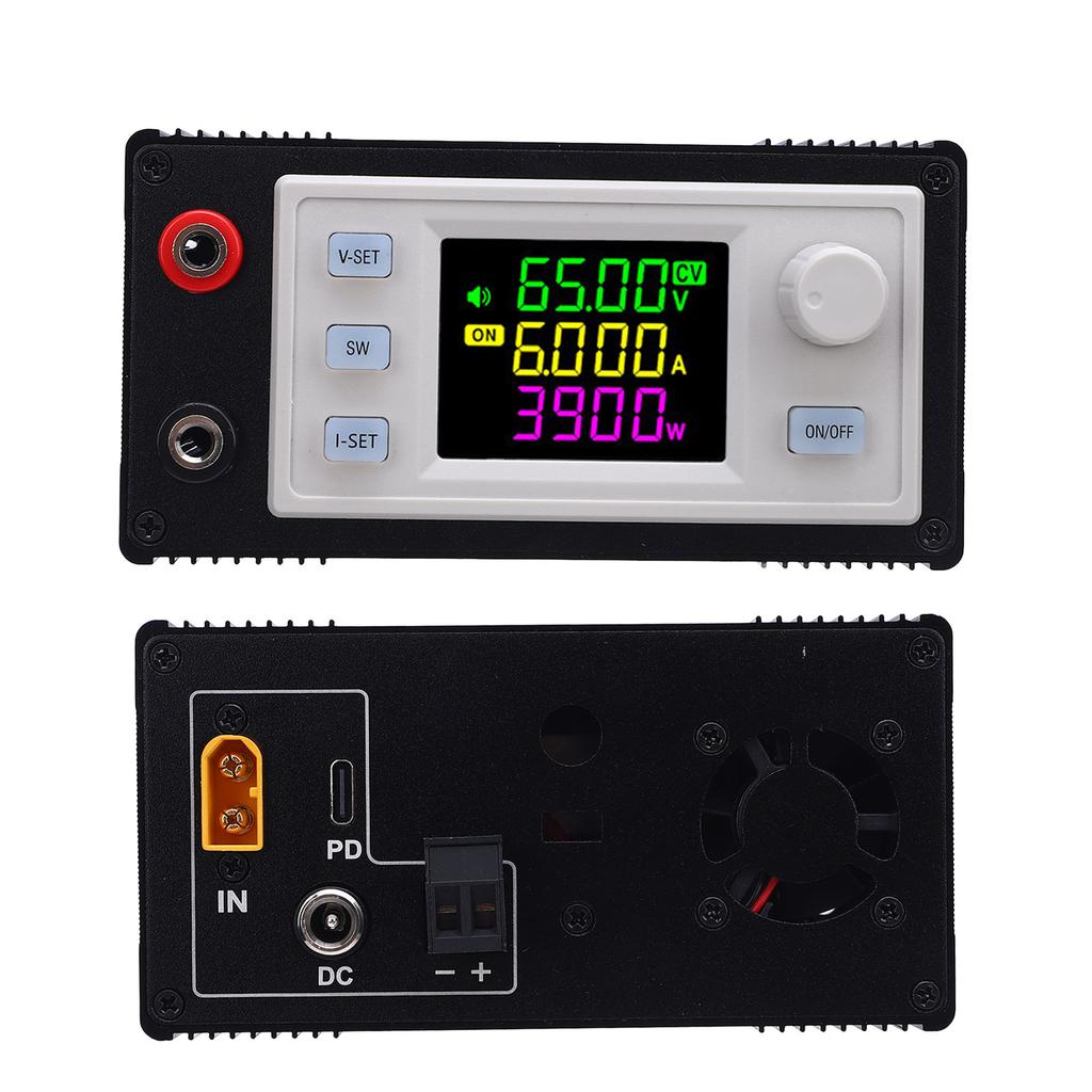 Регулируемый регулятор напряжения DC12 72V к 0 65V Конвертер Панель источника питания Цифровой модуль постоянного тока 0 6A 390W