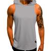 Men S Slim Breathable Sleeveless Hooded Sports Vest
