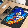 Custom Name Sonic Printed Carpet, Rug for Office Chair Living Room Bedroom Kitchen Room Decor Gifts.