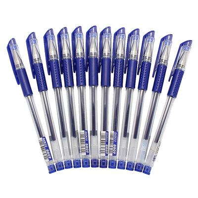 Набор гелевых ручек. Цвета - синий, красный, чёрный. В комплекте 12 ручек одного цвета