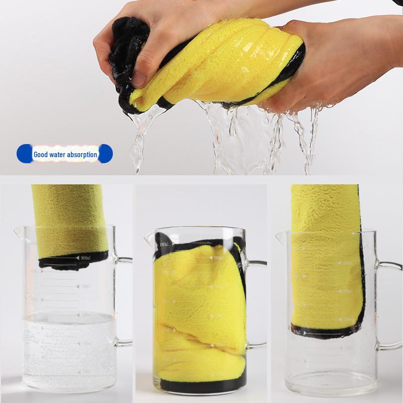 Двустороннее влаговпитывающее полотенце для рыбалки и мытья автомобиля с логотипом