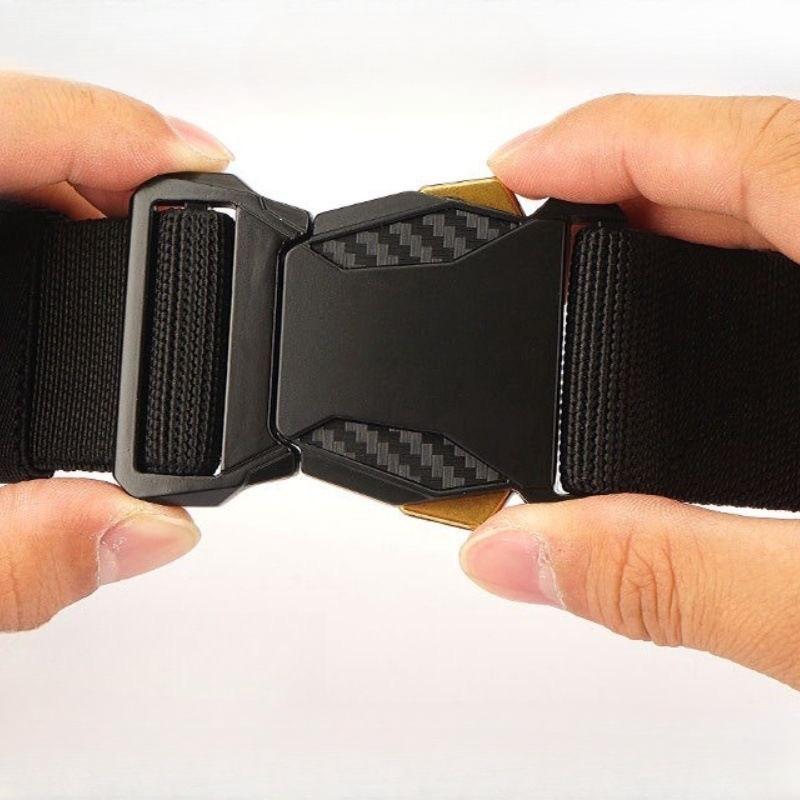 Мужской тактический ремень с быстросъемной пряжкой, эластичный ремень для мужчин, прочный мягкий нейлоновый джинсовый уличный эластичный военный ремень для охоты