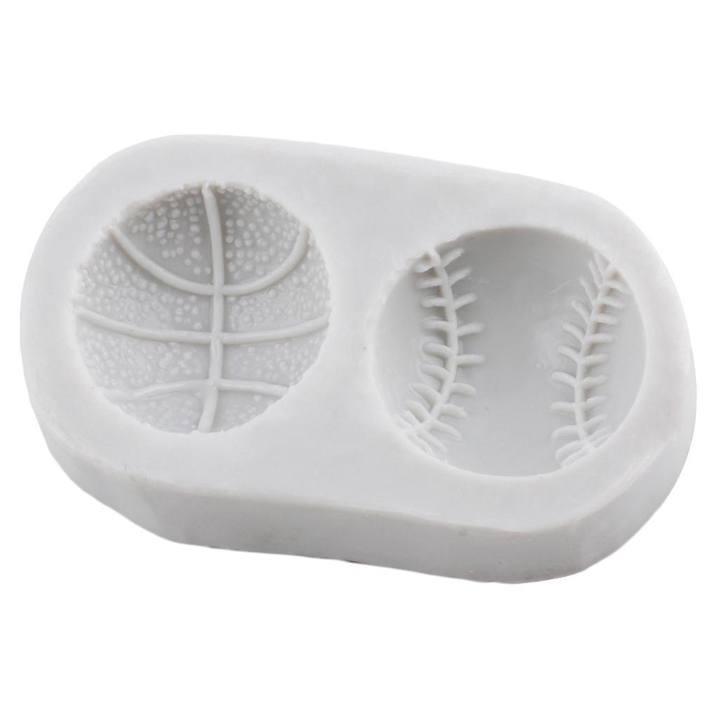 Футбол Баскетбол Силиконовая форма Бейсбол Регби Волейбол Формы для мастики Инструменты для украшения торта Топпер для кекса Конфета Глина Шоколад Форма для гампасты