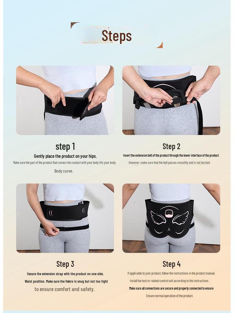 Послеродовое восстановительное и фитнес-массажное устройство для мужчин и женщин - тренажер для ягодиц и персиковой попы для использования дома и на улице