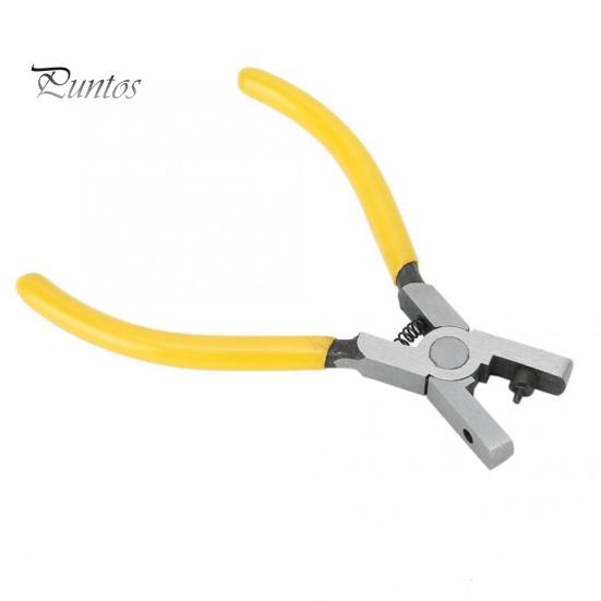 Плоскогубцы для проделывания отверстий в ремешках для обуви с эргономичной ручкой, простые в использовании, широко применяемые плоскогубцы для проделывания отверстий в ремешках для часов