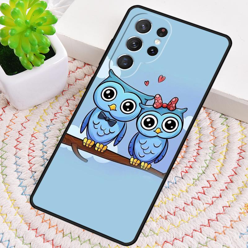 Милый сова Харрис Силиконовый чехол для телефона для Samsung Galaxy note 10 pro S26 S25 S24 S23 S22 S21 Plus S25Ultra Capa Cover