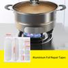 Aluminium Foil Repair Tapes Pot Patches Sticker High Temperature Resistant Self Adhesive Pots Stop Leak Mend Fixed Patch