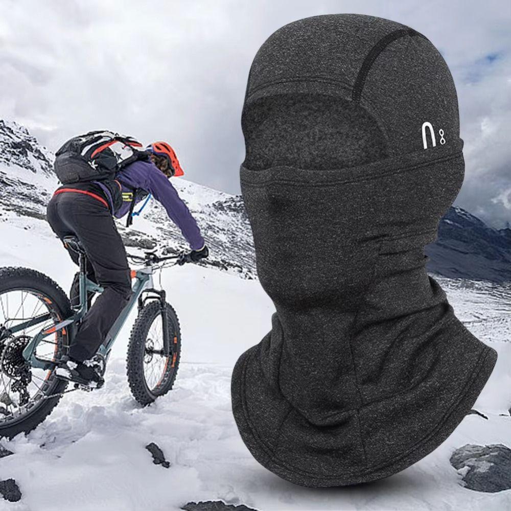 Breathable Cycling Balaclava Fleece Motorcycle Cycling Helmet Face Cover Bicycle Hat  Men Women