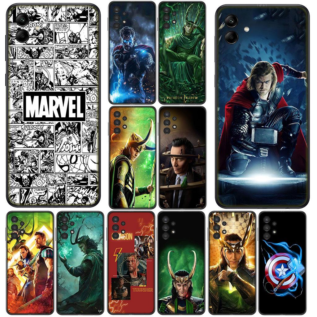 Phone Cover Loki Marvel Thor Odinson for Samsung Galaxy S22 S21 S20 Fe Ultra S9 Plus A13 A22 M21 M31 M55 M15 Soft Case