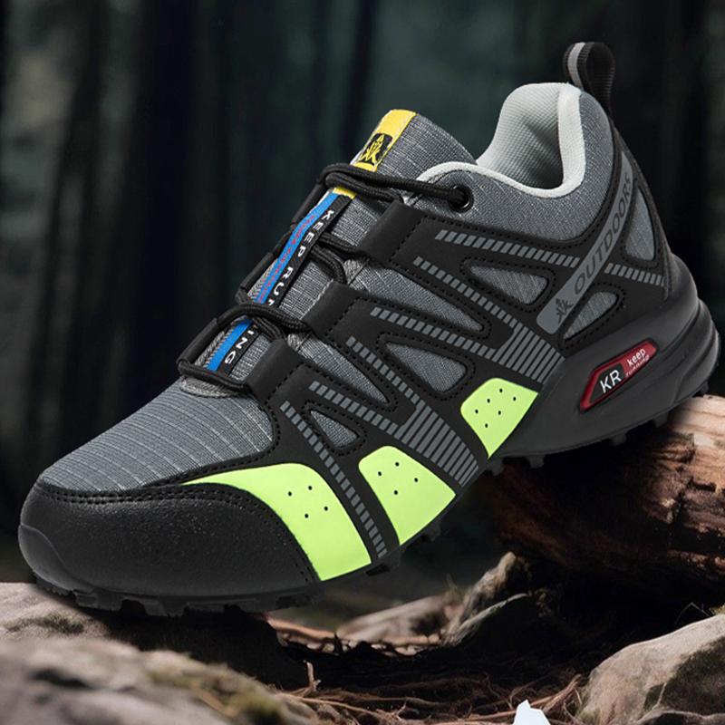 New Men's Unlocked Cycling Shoes, Breathable and Anti Slip Hiking Shoes, Lightweight Outdoor Sports and Leisure Hiking Shoes, Cy