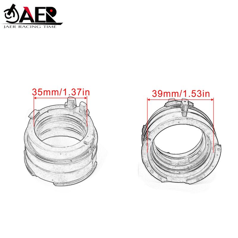 4 PCS Motorcycle Carburetor Adapter Inlet Intake Pipe For Honda CBR400 NC23 CBR 400 NC29 CB-1 CB400F