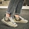 Hot Selling Beige Men's Casual Sneaker Fashion Patchwork Designer Shoes Men Low-cut Comfortable Chunky Sneaker Men Leisure Shoes