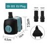Submersible Water Pump Fish Tank Fountain EU/US Plug with Suction Cups Ultra-Quiet Filter Fish Pond 3/10/25W Aquarium Pump