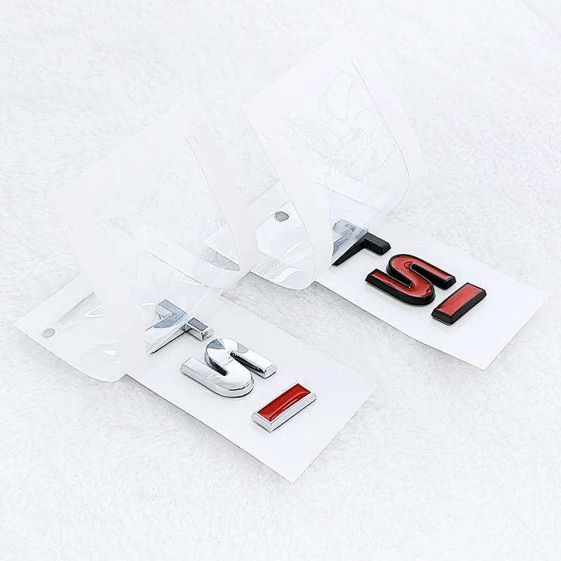 AABLF1 ABS Car Letter Stickers Rear Trunk Tail Emblem Decoration for Volkswagen GTI Golf Passat Bora Touareg Tiguan Polo Sharan Santana