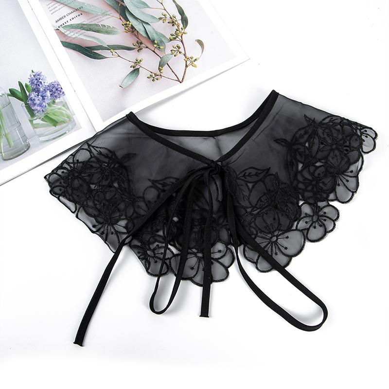 Shirt Lapel Necklace Ladies False Collar Blouse Top Faux Half-Shirt Clothes