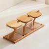 3pcs Set Glass Seasoning Jars with Bamboo Lid Spoon and Storage Tray Salt Sugar Spices Food Storage Container Kitchen Oraganizer