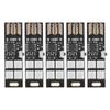 5 шт. Супер Мини USB Лампа Тонкая Ультратонкая Меняющая цвет 7 цветов RGB Ночник 4 LED ТВ