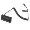 Заглушка аккумулятора Type C на NP F970 F750 F570 F550 Схема быстрой зарядки Защита Пружинный кабель Постоянный адаптер питания для камеры