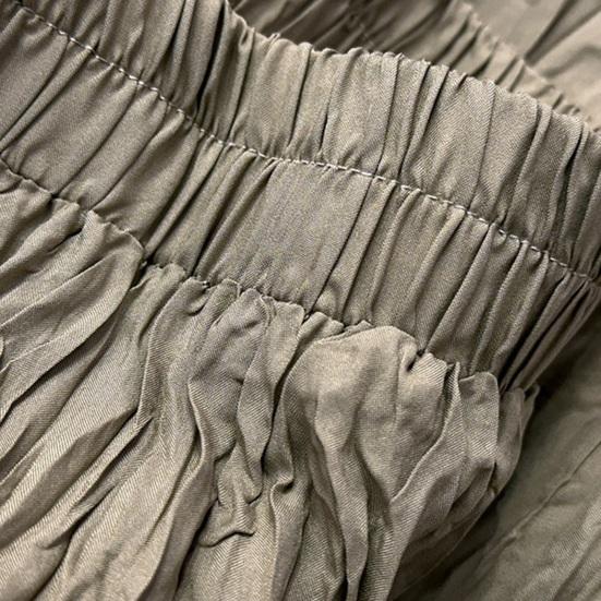 Женская юбка макси, эластичная юбка А-силуэта с высокой талией, плиссированная юбка, однотонная, с струящимся подолом, драпированная танцевальная юбка