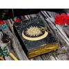 Sun Moon Vintage Book for Men Women 200 Handmade Paper with Lock for Traveling