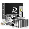 D3S D1S LED Headlight HID D2S D4S D8S Canbus 30000LM D2R D4R Two-sided CSP Chip Car Bulb High and Low Beam Xenon Lamp Plug&Play