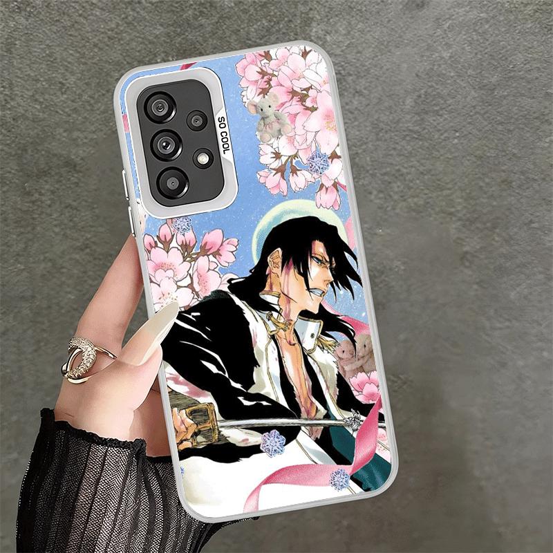 Ударопрочный чехол для телефона Bleach Kuchiki Byakuya для Samsung A17 A16 A15 A14 A37 A57 A36 A56 A26 A35 A55 A25 A34 A54 A24 A13 A23 A33