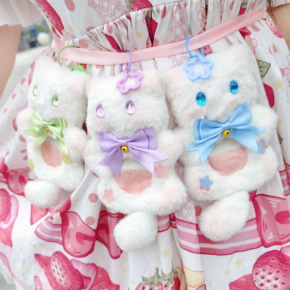 Cartoon Cat Anime Pins Display Base Plush Badge Decoration Tray Cute Badge Holder Fans Chasing
