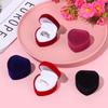 Engagement Valentine's Day Couple Lover Jewelry Case Earrings Holder Heart Boxes Velvet Ring Box