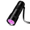 12LED UV Purple Flashlight for Banknote and Fluorescent Agent Detection