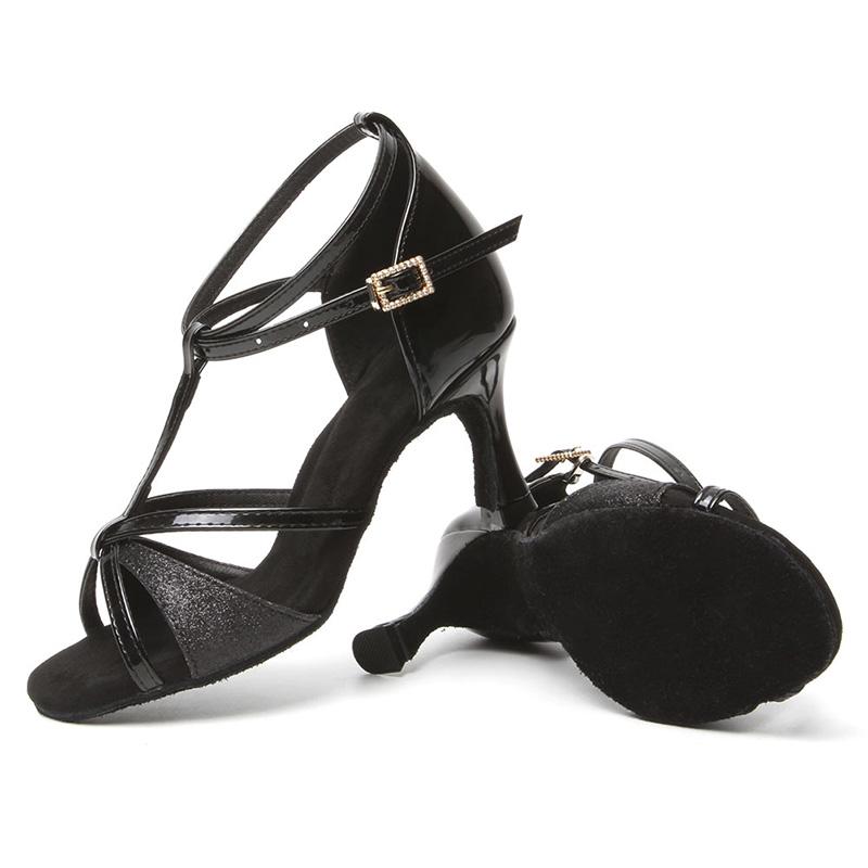 Туфли для латинских танцев на высоком каблуке 7 см, женские туфли для бальных танцев, туфли для танго и сальсы