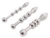 Kit of 3 Beads Urethral Plugs 5.5cm | 6 To 10mm - Kiotos - Penis Plugs