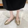 Women's New Flat Sole Shoes Sharp Pointed Shallow Mouth Shoe Elegant Female Shoes Casual Breathable Ladies Flats Mujer