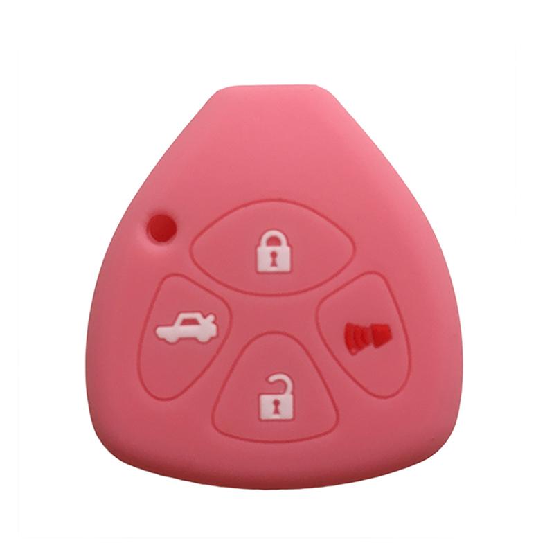 Чехол для ключей для Toyota Yaris/Vitz Auris Mk I 2007 Corolla Verso Hilux 7 RAV4 Porte Camry Чехол для ключа автомобиля Брелок 2/3/4 кнопки